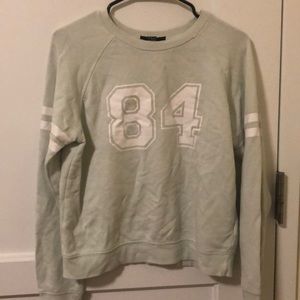 Varsity crewneck mint green small